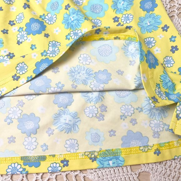 Lilly Pulitzer Girls 14 Years Cuba Libre Floral Lion Print Swim Sports Skirt - Picture 2 of 3